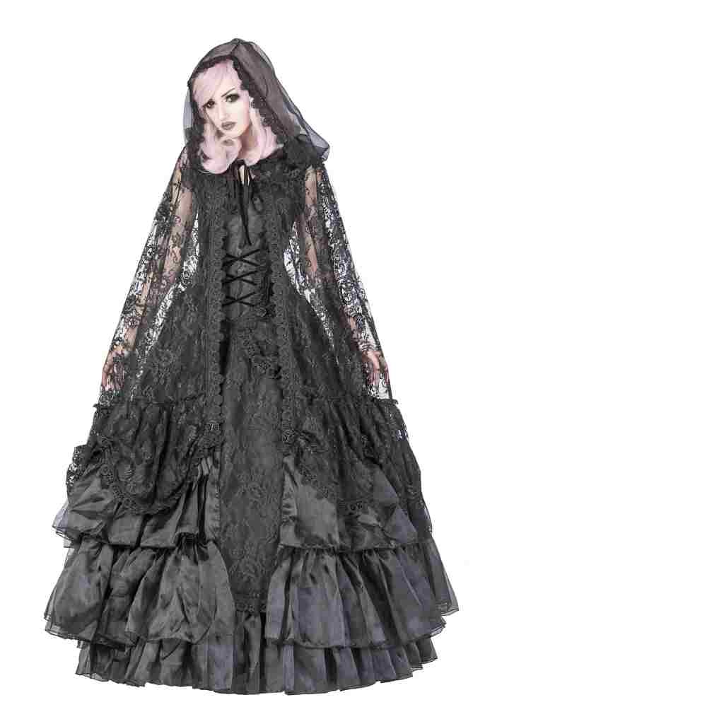 Sinister - 1099 Cape/manteau/poncho - Noir